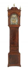 George IV mahogany tall case clock ca 1870