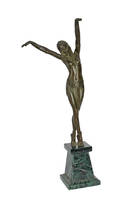 Bronze sculpture after French artist  Dimitri Chiparus