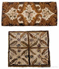 Two American floral hooked rugs