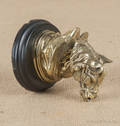 Bronze horsehead inkwell