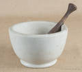 Large marble mortar and pestle