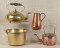 Group of brass and copper