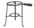 Wrought iron kettle stand 19th c