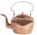 Lancaster Pennsylvania copper tea kettle ca 1830
