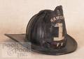 Leather Haworth fire helmet by Hayward  Co