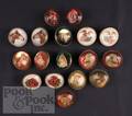 Collection of horse collar buttons