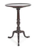 George II mahogany candlestand ca 1765