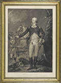 W Warner engraving of George Washington at Trenton
