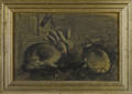 Charcoal drawing of rabbits