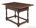 William  Mary painted pine tavern table