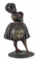 Cast iron Topsy blinking eye novelty clock