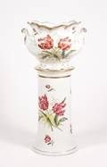 3Piece Paris Porcelain Style Jardiniere on Stand