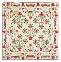 Pieced and appliqu quilt 19th c