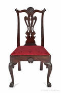 Philadelphia Chippendale mahogany dining chair ca 1770