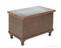 Miniature Pennsylvania painted walnut blanket chest 19th c