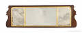 George II mahogany and parcel gilt overmantel mirror ca 1740