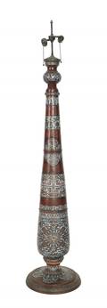 Chinese cloisonn floor lamp