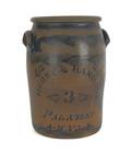 West Virginia threegallon stoneware crock