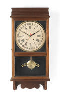Walnut regulator clock
