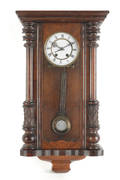 Vienna walnut regulator clock