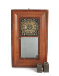 Atkins  Porter mahogany ogee clock
