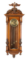 Vienna walnut regulator clock