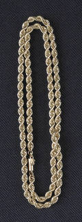 14K yellow gold rope chain