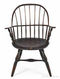 New England sackback Windsor chair ca 1790
