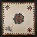 Pair of pieced and appliqu crib quilts 19th c