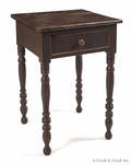 Sheraton end table with a drawer