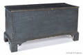 Pennsylvania blue painted blanket chest