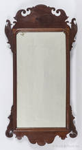 Chippendale mahogany looking glass