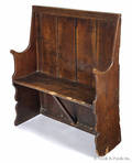 Childs fruitwood settle