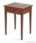 Pennsylvania stained poplar onedrawer stand