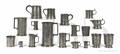 English and Continental pewter measures and beakers