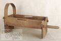 Tyrolean chip carved doll cradle
