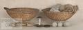 Two Pennsylvania rye straw baskets