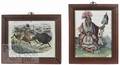 Two Native American color lithographs