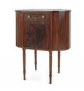 Massachusetts Sheraton mahogany sewing stand ca 1810