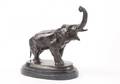 Bronze Animal Sculpture of an Elephant 20th C