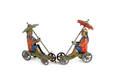 Two German tin lithograph penny toys