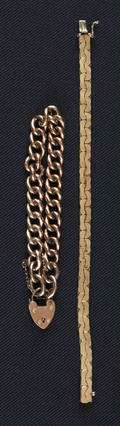 Two 14K bracelets