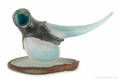 Stephen Dee Edwards art glass sea foam series sculpture