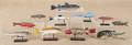 Ten carved and painted fish decoys mid 20th c
