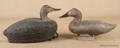 Two carved and painted duck decoys