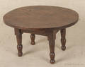 Miniature walnut dining table