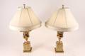 Pair of Old Paris Style Urn Form Table Lamps