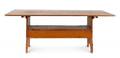 Pennsylvania pine bench table 19th c