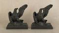 Pair of composition eagle bookends