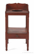 Pennsylvania painted pine Sheraton washstand